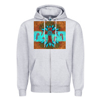Heather Grey christmas cross gemstone Zipper Hoodie - AdoDesignShop