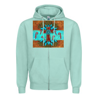 Seafoam christmas cross gemstone Zipper Hoodie - AdoDesignShop