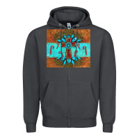 Smoke christmas cross gemstone Zipper Hoodie - AdoDesignShop