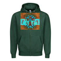 Sports Green christmas cross gemstone Zipper Hoodie - AdoDesignShop