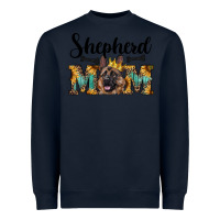 Navy shepherd mom western Heavyweight Sweatshirt - RanaPortraitStore