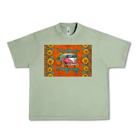 Oil Green i'd rather be camping skinny metal can holder Urban Heavy Tee - HRA Design Shop