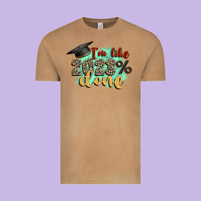 I'm 2023 Done Vintage Tee Designed By Zillion Design Studio