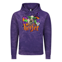 Cloud Purple boo heifer Vintage Hoodie - Zillion Design Studio