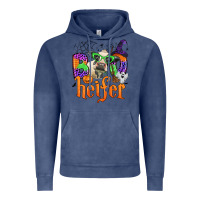 Vintage Denim boo heifer Vintage Hoodie - Zillion Design Studio