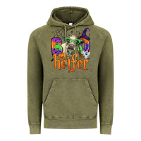 Vintage Olive boo heifer Vintage Hoodie - Zillion Design Studio