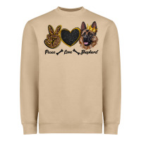 Mushroom peace love shepherd Heavyweight Sweatshirt - RanaPortraitStore