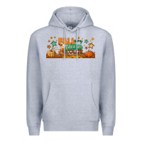 Heather Grey fall is my favorite color libbey glass Premium Hoodie - BundleAndBundleShop