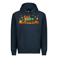 Navy fall is my favorite color libbey glass Premium Hoodie - BundleAndBundleShop