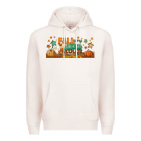 Pale Pink fall is my favorite color libbey glass Premium Hoodie - BundleAndBundleShop