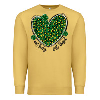 Antique Gold not lucky just blessed Premium Sweatshirt - MaliasSmallBusiness