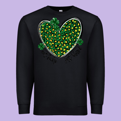 Not Lucky Just Blessed Premium Sweatshirt Designed By Maliassmallbusiness
