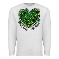 Oatmeal Heather not lucky just blessed Premium Sweatshirt - MaliasSmallBusiness