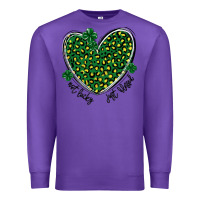 Purple not lucky just blessed Premium Sweatshirt - MaliasSmallBusiness
