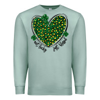 Seafoam not lucky just blessed Premium Sweatshirt - MaliasSmallBusiness