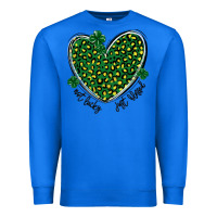 True Royal not lucky just blessed Premium Sweatshirt - MaliasSmallBusiness