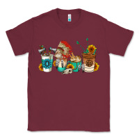 Burgundy indian coffee cups Classic Tee - AdoDesignShop
