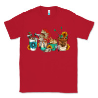 Red indian coffee cups Classic Tee - AdoDesignShop