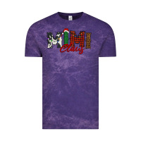 Cloud Purple mimi claus Vintage Tee - BarkalooDesign