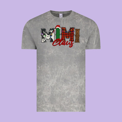 Mimi Claus Vintage Tee Designed By Barkaloodesign