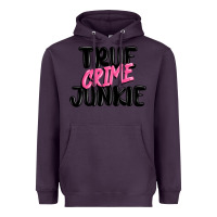 Plum true crime junkie Heavyweight Hoodie - MaliasSmallBusiness