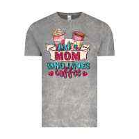 Cloud Rock just a mom who loves coffee Vintage Tee - Zillion Design Studio