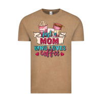 Vintage Coffee just a mom who loves coffee Vintage Tee - Zillion Design Studio