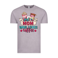 Vintage Zinc just a mom who loves coffee Vintage Tee - Zillion Design Studio