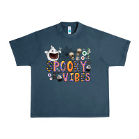 Midnight Navy spooky vibes Urban Heavy Tee - CowhideDigitalArt