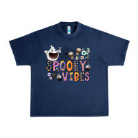 Navy spooky vibes Urban Heavy Tee - CowhideDigitalArt