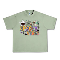 Oil Green spooky vibes Urban Heavy Tee - CowhideDigitalArt