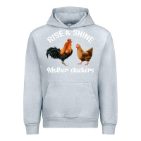 Heather Grey Rise and Shine Mother Cluckers Urban Hoodie - Bettercallsaul