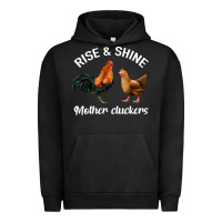 Pigment Black Rise and Shine Mother Cluckers Urban Hoodie - Bettercallsaul
