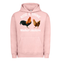 Pigment Salmon Rise and Shine Mother Cluckers Urban Hoodie - Bettercallsaul