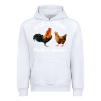 White Rise and Shine Mother Cluckers Urban Hoodie - Bettercallsaul