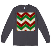 Smoke christmas stripes seamless pattern Long Sleeve Tee - BundleAndBundleShop