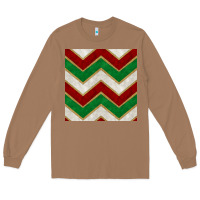 Toasted Coconut christmas stripes seamless pattern Long Sleeve Tee - BundleAndBundleShop