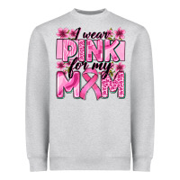 Heather Grey i wear pink for my mom Heavyweight Sweatshirt - Zillion Design Studio