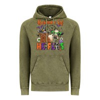 Vintage Olive beware of heifers Vintage Hoodie - Zillion Design Studio