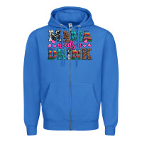 True Royal western mama needs a drink Zipper Hoodie - Artiststas