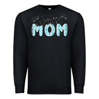 Black swim mom Premium Sweatshirt - MaliasSmallBusiness