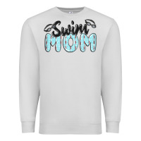 Dove Grey swim mom Premium Sweatshirt - MaliasSmallBusiness