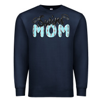 Navy swim mom Premium Sweatshirt - MaliasSmallBusiness