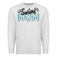Oatmeal Heather swim mom Premium Sweatshirt - MaliasSmallBusiness