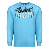 Ocean Blue swim mom Premium Sweatshirt - MaliasSmallBusiness