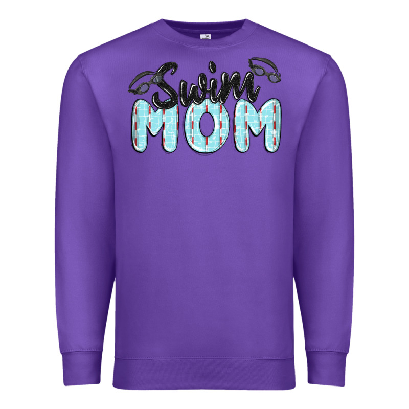 Swim Mom Premium Sweatshirt by MaliasSmallBusiness | Teevron