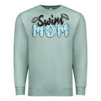 Seafoam swim mom Premium Sweatshirt - MaliasSmallBusiness