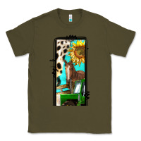 Army Green farm life alphabet lowercase letters l Classic Tee - BundleAndBundleShop