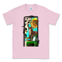 Bubblegum Pink farm life alphabet lowercase letters l Classic Tee - BundleAndBundleShop