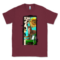 Burgundy farm life alphabet lowercase letters l Classic Tee - BundleAndBundleShop